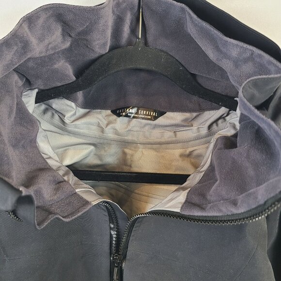 NWT Mustang Survival Guide Jacket Black Waterproof Hooded Sz M - Picture 5 of 11
